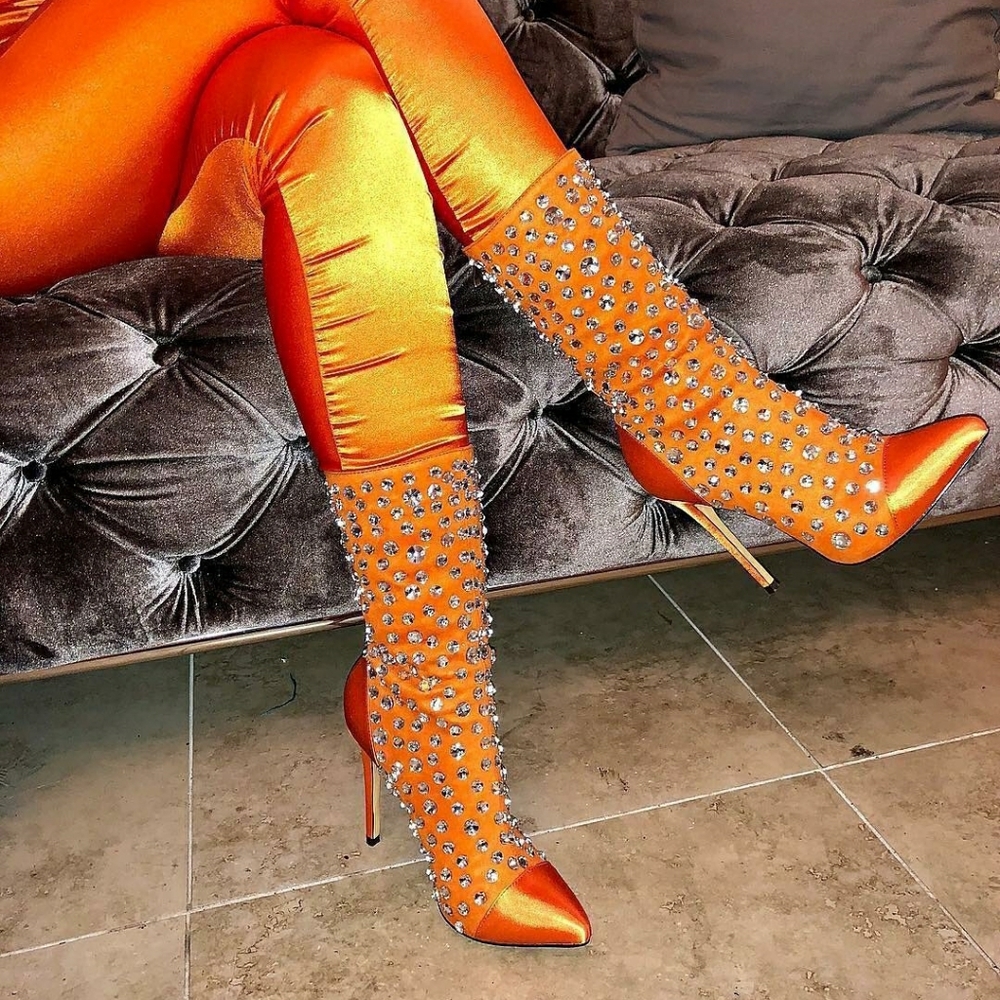 Swarovski Crystals Booties